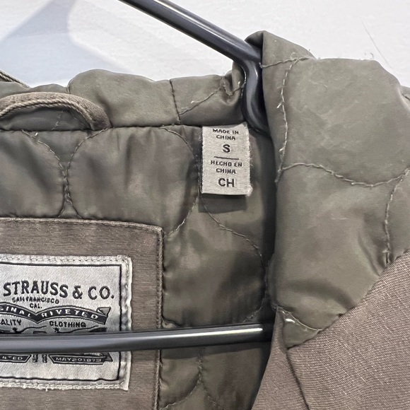 Levi Strauss hooded midweight anorak jacket - Picture 5 of 7